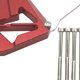 thumbnail image 3 of Cadena de La Cubierta Delantera Delantera de La Motocicleta Funda Protectora para Kawasaki Z800 2013-2019, Alto Rendimiento Liviano rojo Macarena Cubierta de protección de cadena, 3 of 7