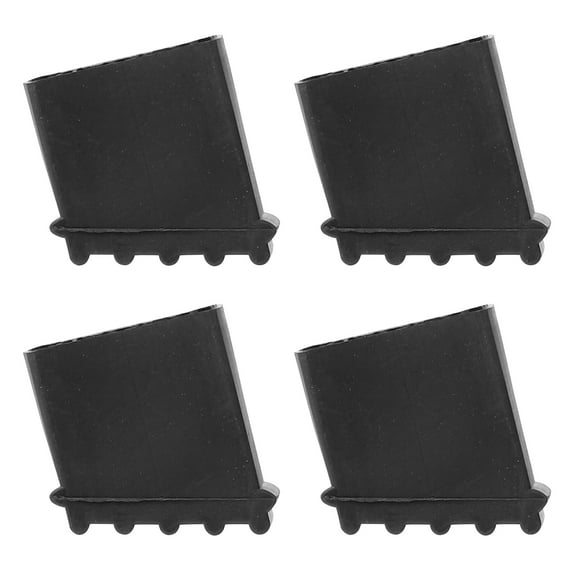 Howish Ladder Feet Covers 4pcs Non-slip Ladder Feet Covers Rubber Pads for Step Ladder Protectors,Rubber(2.48"X2.36"X1.1")