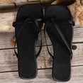 thumbnail image 5 of Slippers for Women,Slippers For Casual And Beach Wear Comfortable Flip Flops With On Design For Summer,Womens Slippers,Black,9.5, 5 of 8