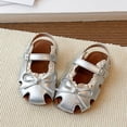 thumbnail image 6 of Zshosam Baby Sandals Girls Girls Platform Sandals with Adjustable Ankle Strap Size 8,(Silver Toddler 8), 6 of 8
