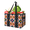 Multicolor 1, variant on CURLYOOT Bee Reusable Grocery Bag, Large Foldable Grocery Totes Shopping Bag for Groceries, Bee Floral Shopping Bags with Handles for Kitchen Trunk Picnic