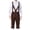 Coffee, variant on Lispipm Men Lederhosen Adjustable Strap Oktoberfest Outfit Traditional Retro Trousers for Beer Festival Daily Wear Grey 2XL