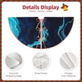 thumbnail image 5 of Kll Blue Marble And Gold Christmas Tree Skirt 48",Party Decorations Farmhouse For Christmas Decorations Holiday Party, 5 of 8
