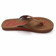 thumbnail image 4 of Budweiser 854008-size11-12 Script Logo Mens Flip Flop Sandals, Brown -Size 11-12, 4 of 6
