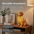 thumbnail image 4 of Stained Glass Puppy Night Light in Durable Resin, Rainbow Desk Decor for Bedrooms, 4 of 7
