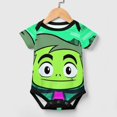 thumbnail image 3 of Teen Titans Go Baby Boy Girl Short Sleeve Romper Clothes Bodysuit Baby Summer One Piece Jumpsuit, 3 of 8