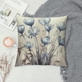 thumbnail image 2 of Shiartex Fall Floral Throw Pillow Cover Blue Tulip Flower Pillow Covers Outdoor Pillow Cases for Sofa Couch Living Room Farmhouse Home Spring Decoration, 2 of 5