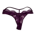 thumbnail image 2 of Victoria's Secret Very Sexy Shine Strap Cutout Y-Back Brazilian Panty Burgundy Lace Size Medium NWT, 2 of 3