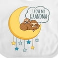 thumbnail image 4 of Inktastic I Love My Grandma Boys or Girls Baby Bib, 4 of 4