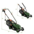 thumbnail image 3 of Costway Electric Corded Lawn Mower 10-AMP 13-Inch Walk-Behind Lawnmower with Collection Box, 3 of 10