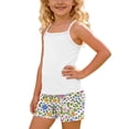 thumbnail image 6 of Asxite Toddler Girls Summer Outfits Print Floral Sleeveless Tank Top and Shorts Set 4-15Y, 6 of 7