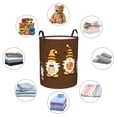 thumbnail image 4 of Balery Gnomes With Honey Cesta de ropa redonda con asas, impermeable, independiente, para ropa, juguetes, dormitorio y familia-Small, 4 of 6