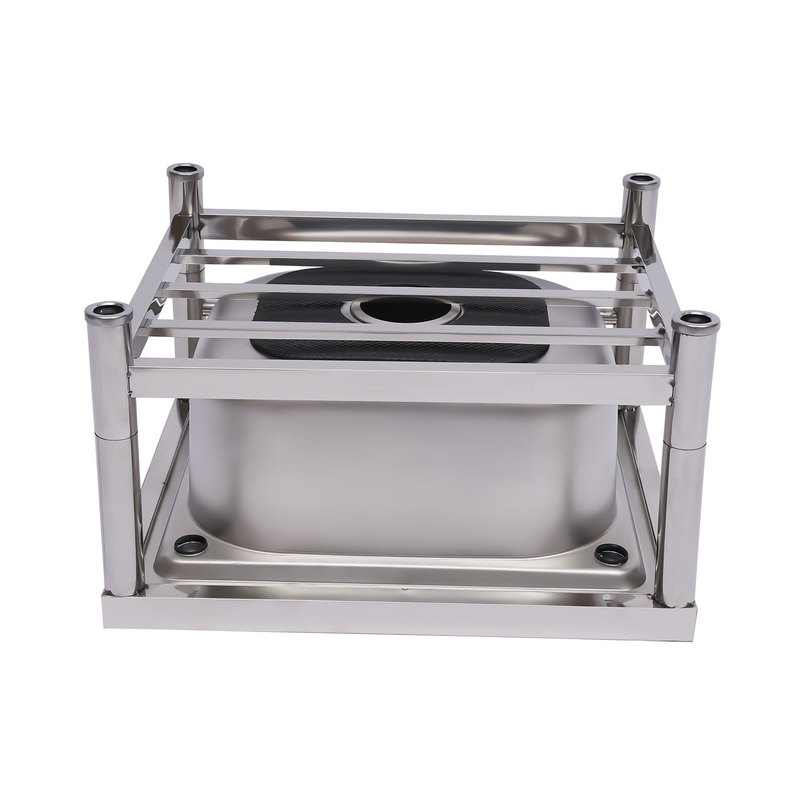 Commercial Stainless Steel Kitchen Utility Sink - 55*45*85cm 132lbs Capacity for Kitchens, Bars, Restaurants