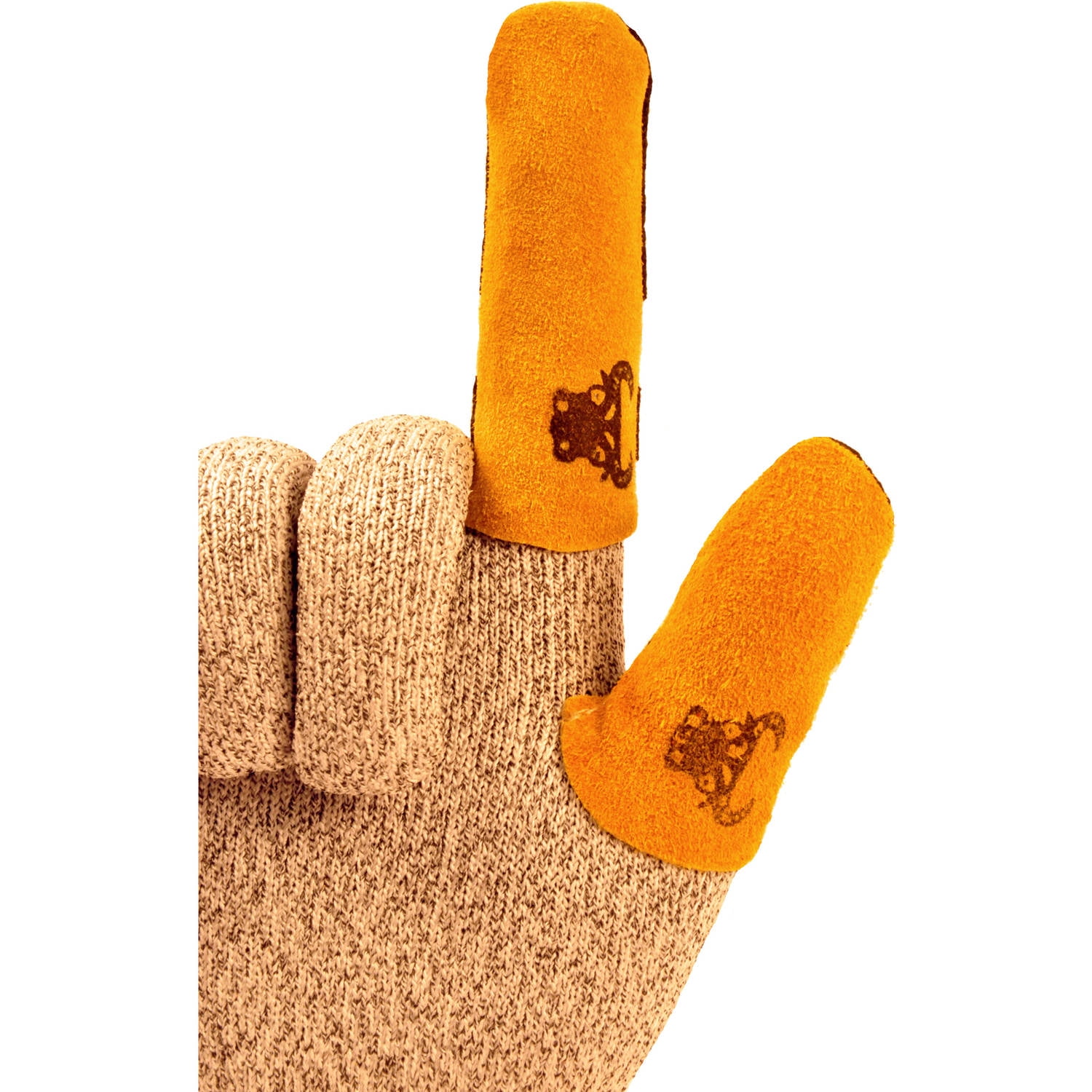 G & F Cowhide Leather Thumb Guard, Finger Protector, Medium Size Pack of 1, Durable Thumb Protection
