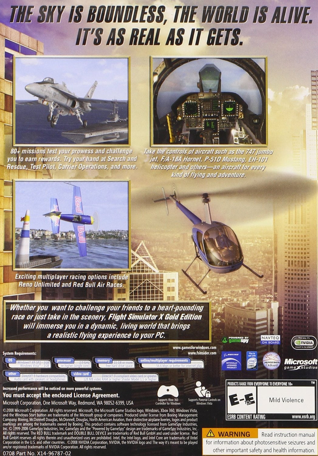 新品未使用 Flight Simulator X Gold Edition海外版 Microsoft Flight Simulator X: Gold Edition - IGN