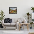 thumbnail image 2 of Rolling Country Hills Farm Scenery Landscape Graphic Art Jet Black Framed Art Print Wall Art, 2 of 6