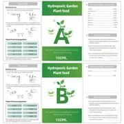 Soilless Cultivation A B Fertilizer Plant Universal Nutrient Solution Hydroponic Plant Fertilizer Compatible With Hydroponic Planter200ML