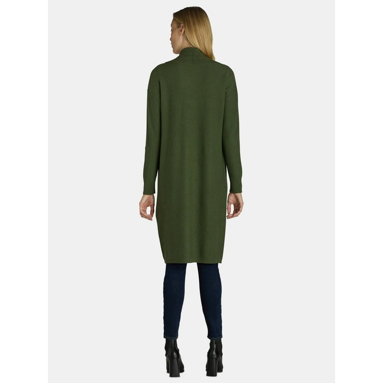 Time and tru women's ribbed duster cardigan deals