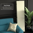 thumbnail image 5 of Red Lantern 6 ft. Tall Woven Fiber Folding Screen - Cream - 5 Panel, 5 of 6