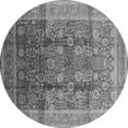 thumbnail image 1 of Ahgly Company Indoor Round Oriental Gray Traditional Area Rugs, 6' Round, 1 of 4