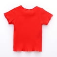 thumbnail image 4 of Shadoumai Girls Tops Size 14-16 Floral Printed Crewneck Shirt Short Sleeve T Shirt Soft Back To School Season Children's Shirts, 4 of 9