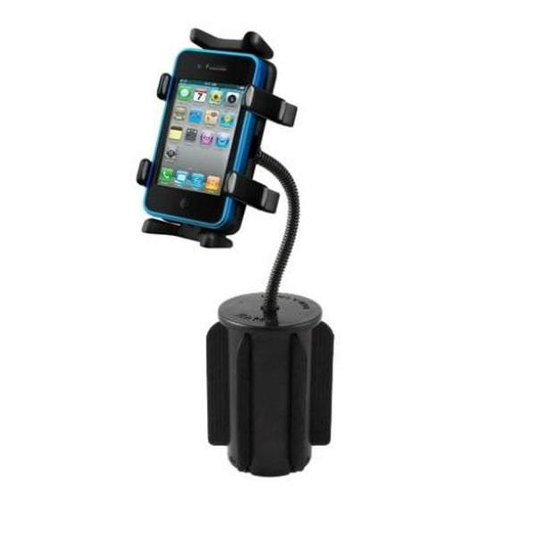 NEW HEAVY DUTY CUP HOLDER MOUNT FOR CELL PHONES AND SMARTPHONE MOBILE