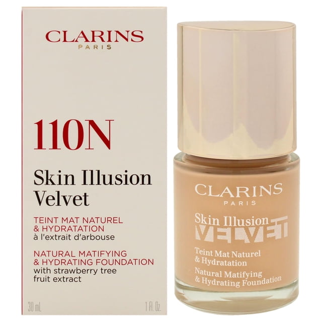 Base Clarins Skin Illusion Velvet Hidratante Mate 30 ml 110N