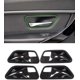 thumbnail image 1 of Carbon Fiber Style Interior Door Handle Bowl Cover Trim 4pcs For 3 4 Series f30 f32 f35 316i 318i 320li 2013-2019 Auto Accessories, 1 of 5