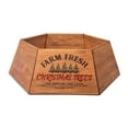 thumbnail image 2 of Wooden Tree Collar Box - Christmas Tree Farmhouse Rustic Decor. Vintage Weathered Wood, 2 of 6