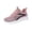 Pink, variant on Willtoo Womens Flying Woven Athletic Sneakers Breathable Mesh Lightweight Running Shoes Lace‑Up Soft Sole Non‑Slip Casual Walking Shoes