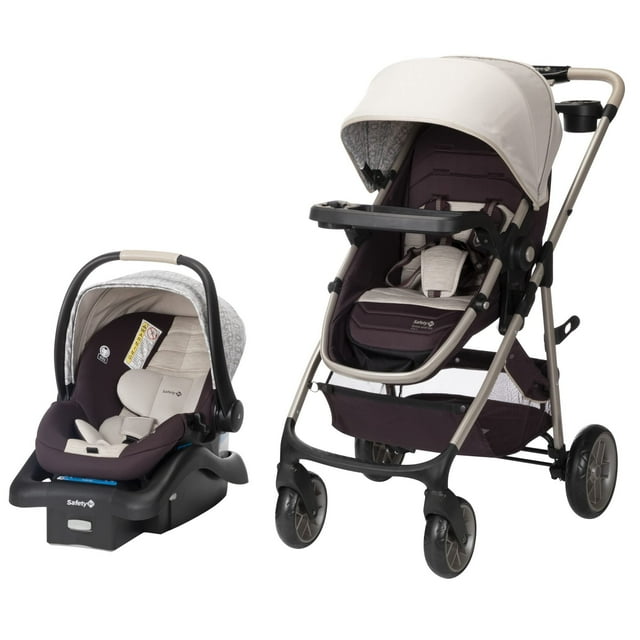 Sistema de viaje 8 en 1 Safety 1st Deluxe Grow and Go Flex, capacidad de peso de 4 a 35 libras, Dunes Edge