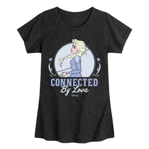 Disney Frozen 2 - Connected By Love Elsa - Toddler & Youth Girls Short Sleeve Graphic T-Shirt