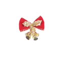 thumbnail image 2 of FastXmas Christmas Mini Red Bows Crafts Ornament,1.8 Inch Tiny Christmas Hanging Bows for Present with Bells,Handmade Bowknot Ornament for Christmas Tree,Wreaths Hanging Decoration Gift for Friends, 2 of 3