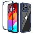 thumbnail image 2 of Htwon Case with Built-in Screen Protector Full Cover for iPhone 15 Pro Max/15 Pro/15 Plus/15, Blue, 2 of 13