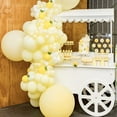 thumbnail image 3 of Pastel Yellow Balloons 50 pcs 12 Inch Light Pale Yellow Balloons for Graduation Baby Shower Gender Reveal Easter Little Cutie Birthday Party Decorations Yellow-Q07, 3 of 12