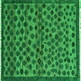 thumbnail image 1 of Ahgly Company Indoor Square Abstract Green Modern Area Rugs, 8' Square, 1 of 4