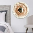 thumbnail image 7 of Macrame Mirror, Hanging Wall Mirror Boho Fringe Round Decorative Mirror for Apartment, Living Room, Bedroom, Home Decor, 7 of 7