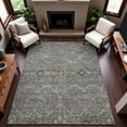 thumbnail image 6 of Addison Rugs Mayfield Premium Machine Washable Traditional Panel Pewter Rectangle Rug, 5' x 7'6", 6 of 6