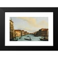 thumbnail image 2 of Giuseppe Bernardino Bison 14x11 Black Modern Framed Museum Art Print Titled - Venice Canal Grande, 2 of 5