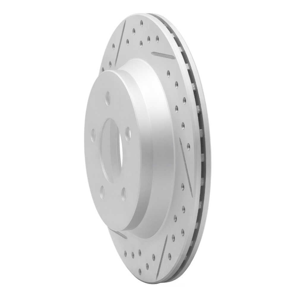Dynamic Friction Company 830-54037L DFC Geoperformance Rotor - Drilled and Slotted