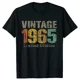 thumbnail image 1 of Camiseta divertida del 59.º aniversario, leyendas vintage nacidas en 1965, camisetas de 59 años, estilo veraniego, algodón gráfico, idea de regalo de cumpleaños para hombre, 1 of 7