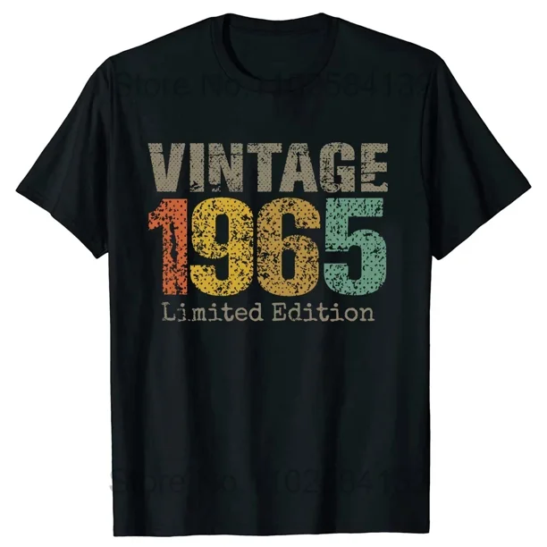 Camiseta divertida del 59.º aniversario, leyendas vintage nacidas en 1965, camisetas de 59 años, estilo veraniego, algodón gráfico, idea de regalo de cumpleaños para hombre