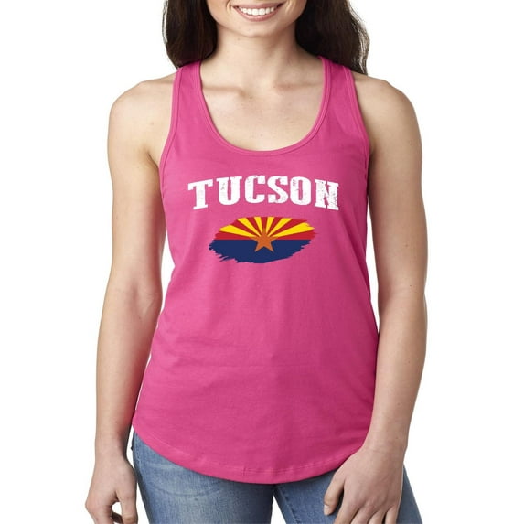 Normal is Boring - Women's Racerback Tank Top, up to Women Size 2XL - Tucson Arizona Flag