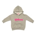 thumbnail image 1 of Sudadera Wilson para Niña con Capucha y Bolsillo Enfrente Gris Talla 10, 1 of 4
