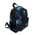 thumbnail image 2 of FORMRS School Backpack with Front Zippered Pocket 12" Student Travel Daypack, Watercolor Galaxy, 2 of 6
