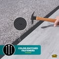 thumbnail image 5 of M-D Building Products 66267 1-3/8 In. X 36 In. Matte Black Aluminum Carpet Trim w/ Screw Nails, 5 of 10