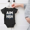thumbnail image 5 of US Air Force Aim High USAF Logo Romper Boys or Girls Infant Baby Brisco Brands 6M, 5 of 6
