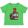 thumbnail image 3 of Inktastic 2nd Birthday Fire Truck Boys or Girls Toddler T-Shirt, 3 of 5
