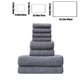 thumbnail image 3 of Juego de Ocho Toallas de Terciopelo para Baño, Lisas, para El Hogar: Ideales para Lavarse La Cara, Secarse y Secarse. Suaves y Absorbentes., 3 of 6