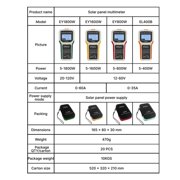 Solar Panel Tester Photoic Panel Multimeter MPPT Detection Tool Voltmeter